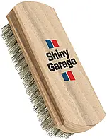 Делікатна щітка для чищення шкіри Shiny Garage Leather Brush