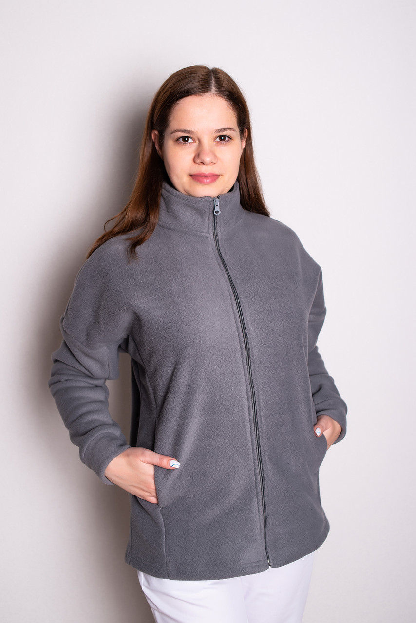Кофта женская Мария флисовая 44-56р серая: продажа, цена в Хмельницком ...