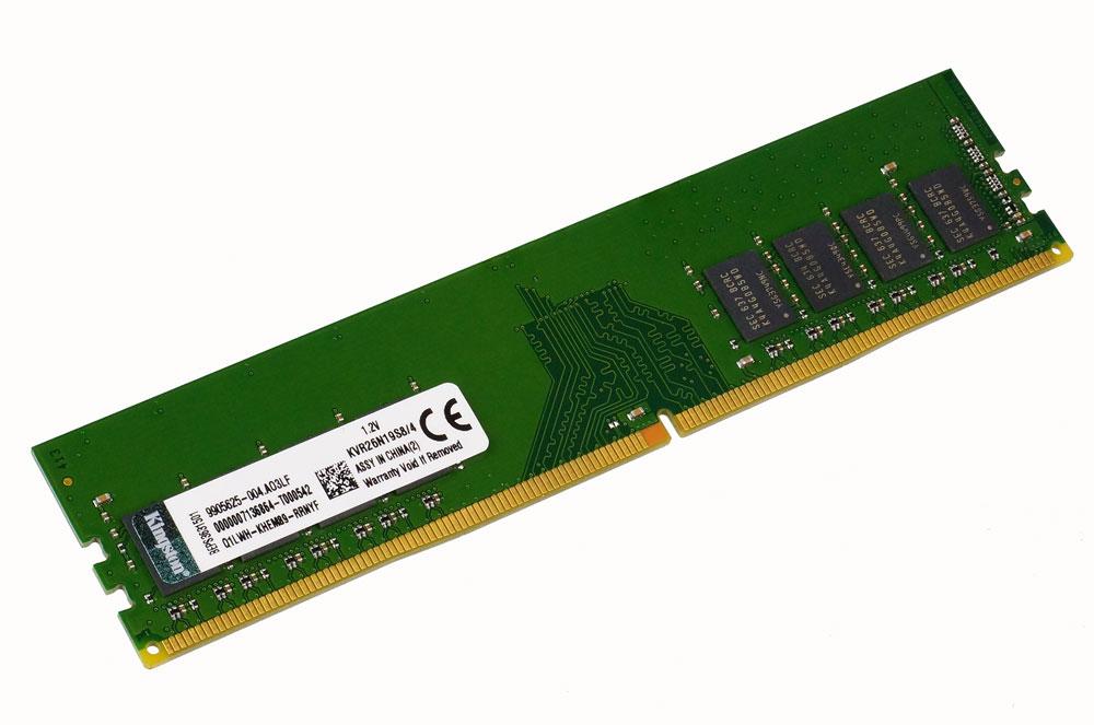 Оперативна пам'ять DDR4 2666 4Gb PC4-21300 CL19 2666MHz (ДДР4 4 Гб) — KVR26N19S8/4