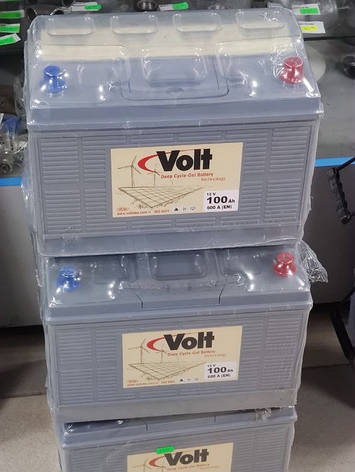 Акамулятор Гелевий Volt Deep Cycle-Gel Battery стаціонарний глибокого циклу 100AH, фото 2