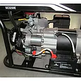 Генератор бензиновий VULKAN SC6000E 1ф 5,0 кВт, ел. старт, бак-25л, колеса, фото 11