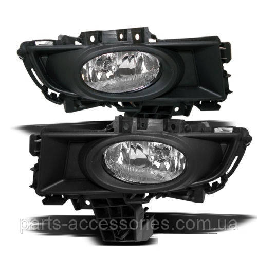 Mazda 3 2007-2009 Туманки протитуманні фари в передній бампер решітки Нові, фото 1