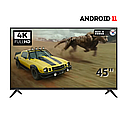 Телевізор плаский у вітальню TCL 45" Smart-TV/Full HD/DVB-T2/USB Android 13.0 + пульт ДУ, фото 2
