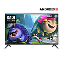 Телевізор плаский Toshiba 45" Smart-TV/Full HD/DVB-T2/USB Android 13.0 + пульт ДУ, фото 2