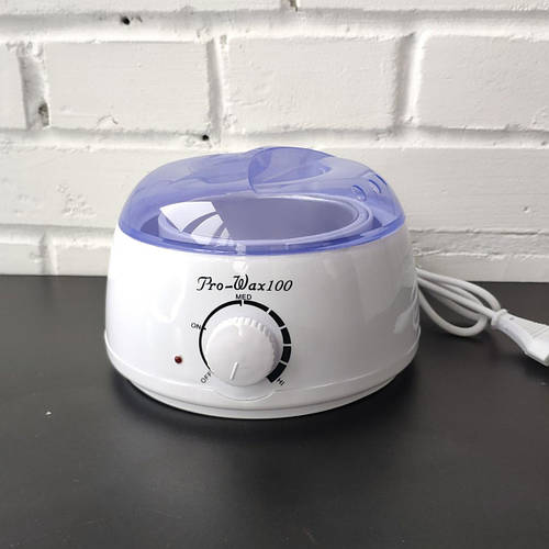 Воскоплав баночный Pro Wax 100 белый, 400 мл. (Депиляция воском, воск ...