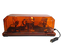 TR515-3 Проблесковый маячок оранжевый 12В (мигалка) магнитное крепление на 2 лампы (AYFAR Турция)