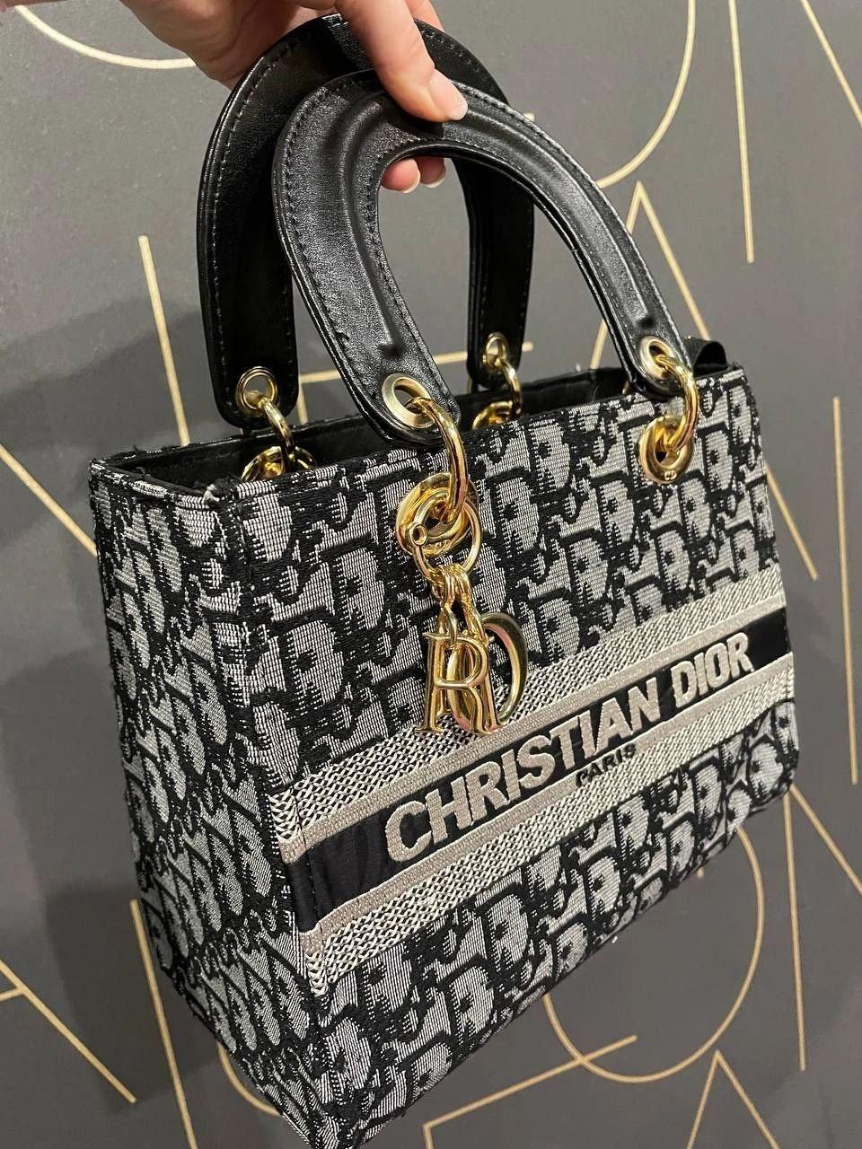 Жіноча сумка Dior, 25×20 см, тканинна, 931031, фото 1