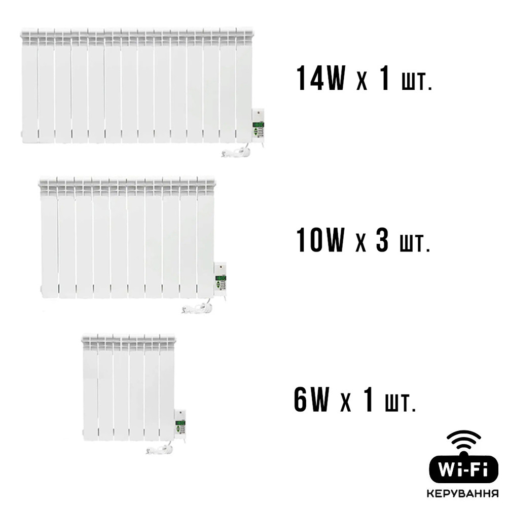 Розумна мобільна система опалення електрична ELECTRO SET 50А WI-FI 5000 Вт