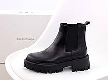 Жіночі черевики Balenciaga Tractor 20mm Boot Black (с мехом) 636599WA8E91000, фото 3