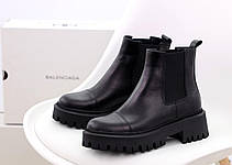 Жіночі черевики Balenciaga Tractor 20mm Boot Black (с мехом) 636599WA8E91000, фото 6