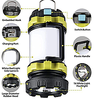 Багатофункціональний світлодіодний акумуляторний ліхтар для кемпінгу 3000 mAh , акамуляторна лампа