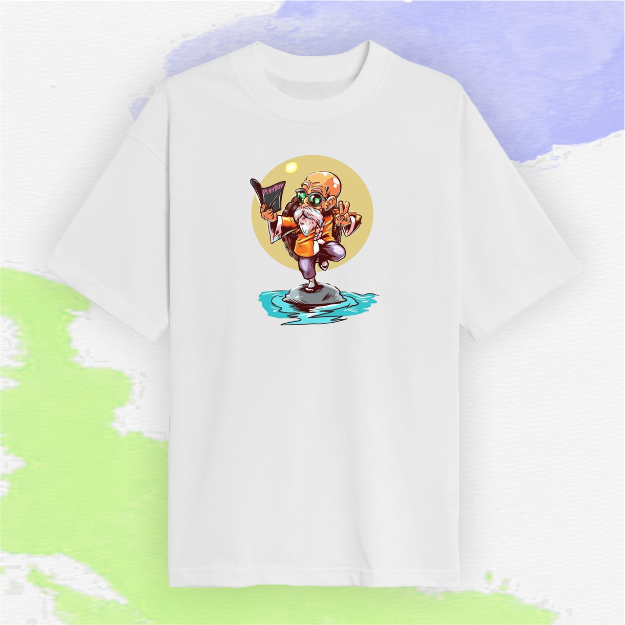 Футболка з принтом Dragon Ball біла