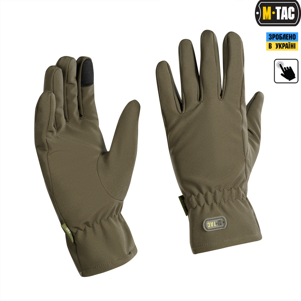 Рукавиці M-TAC Winter Soft Shell Olive, фото 1