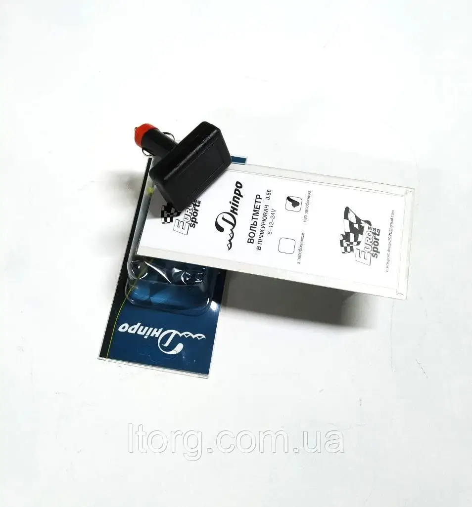Вольтметр у прикурювач 0,56 без запобіжника, фото 1