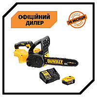 Бесщеточная аккумуляторная цепная пила DeWALT DCM565P1 (18В 5Аг/1акум/зарядка) Топ 3776563