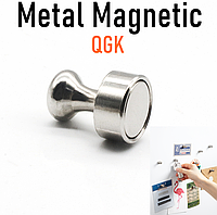 Магнит неодимовый, мощный магнит Metal Magnetic QGK R45 1шт. Металлический магнит для холодильника, доски