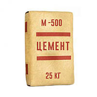 Цемент М 500/25кг (1,25т/1,4т/пал.)