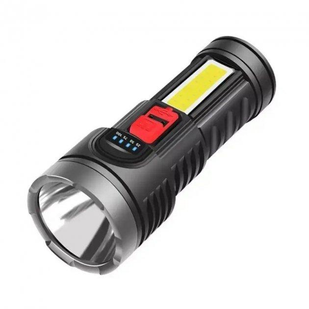 Потужний ручний світлодіодний акумуляторний ліхтар лампа Bailong BL-822 USB Charging flashlight