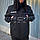 Костюм жіночий тактичний зимовий Хантер термо фліс Софтшелл Поліція чорний, фото 10