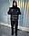 Костюм жіночий тактичний зимовий Хантер термо фліс Софтшелл Поліція чорний, фото 2