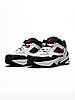 Чоловічі кросівки Nike M2K Tekno White Black Red Кеди Найк М2К Текно демісезон Унісекс кеди шкіра хіт сезону, фото 7