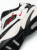 Чоловічі кросівки Nike M2K Tekno White Black Red Кеди Найк М2К Текно демісезон Унісекс кеди шкіра хіт сезону, фото 9