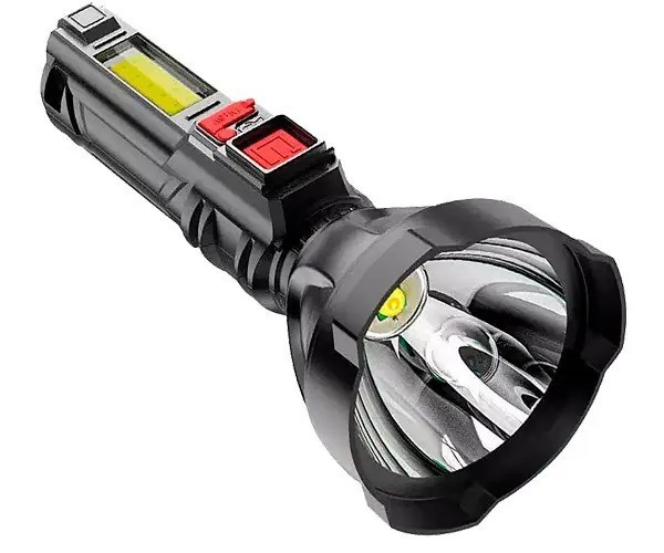 Потужний ручний акумуляторний світлодіодний ліхтар лампа BL-830 USB Charging flashlight, фото 1