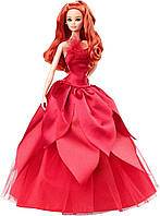 Лялька Барбі колекційна Святкова з рудим волоссям Barbie Signature 2022 Holiday Collectible Red Hair Doll HGW73