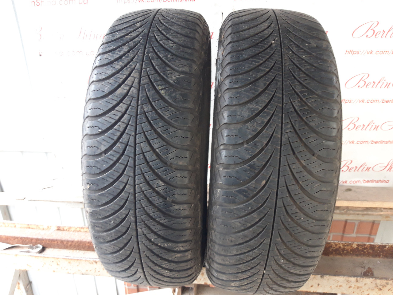 Пара зимніх шин 185/65/15 Goodyear Vector 4Seasons,з Германії без пробігу по Україні, фото 1