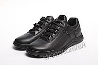 Мужские кожаные кроссовки Clubshoes 20 / 3 черные 45 (29,5 см) размер