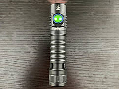 Ліхтар Wurkkos FC11 з магнітом та акумулятором на 3000mAh 1300LM 5000K 18650 USB Type-C 5000K + 18650 3000 mAh Зелений