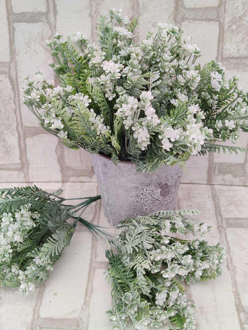 Гипсофила Мелкоцвет, Букет Пластиковых Цветов для Декора 10шт\уп H-32 ...