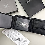 Чоловіче брендове портмоне з монетницею (2098) подарункова упаковка, фото 4