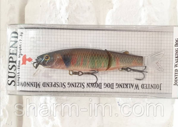 Воблер Jackall Tiny Magallon 88 мм Suspending col. RT Oikawa 7.2 г ОРИГИНАЛ, фото 1