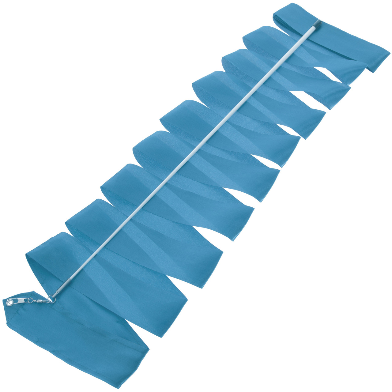 Стрічка для художньої гімнастики з паличкою Zelart 5516 довжина 6 м Light Blue, фото 1
