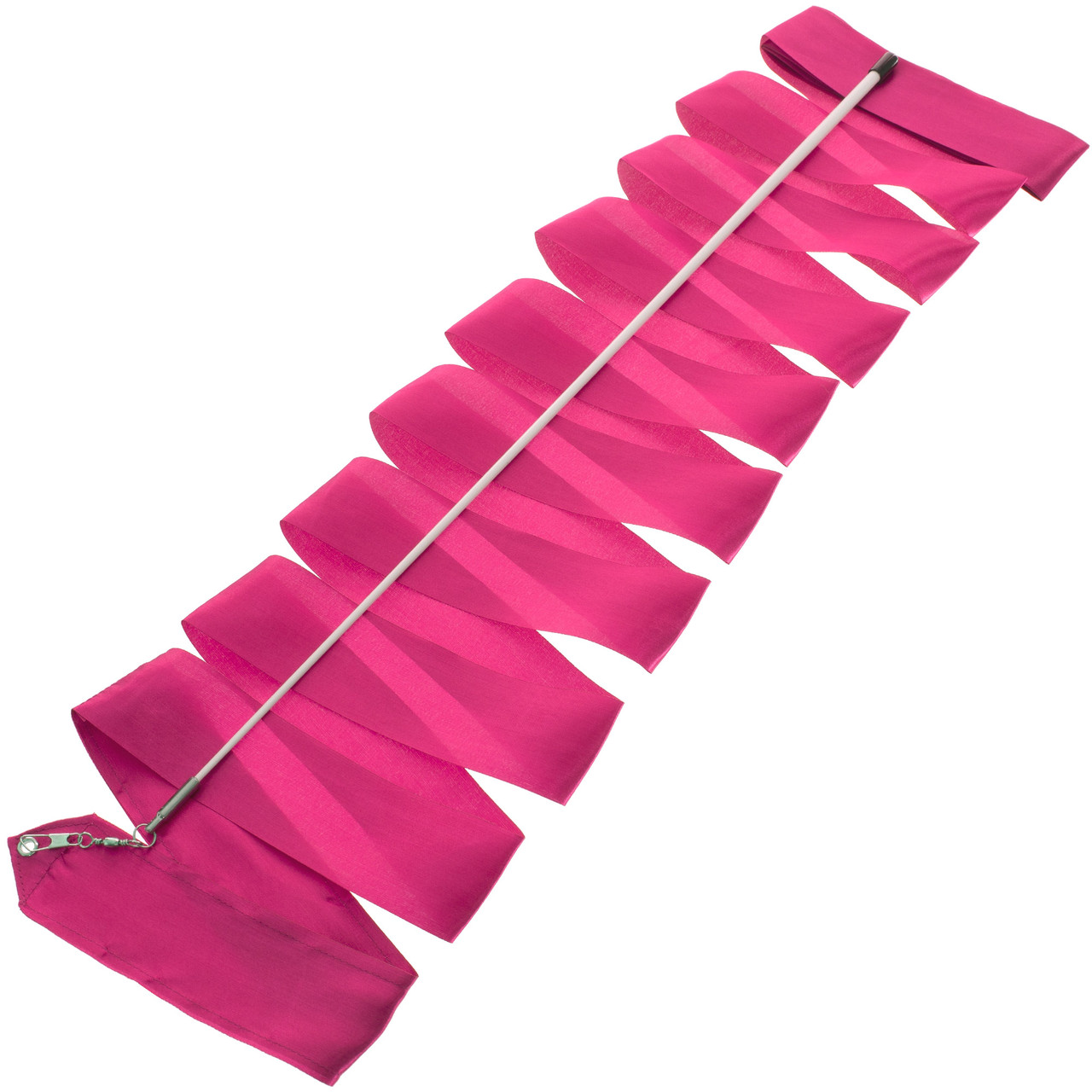 Стрічка для художньої гімнастики з паличкою Zelart 5516 довжина 6 м Fuchsia, фото 1
