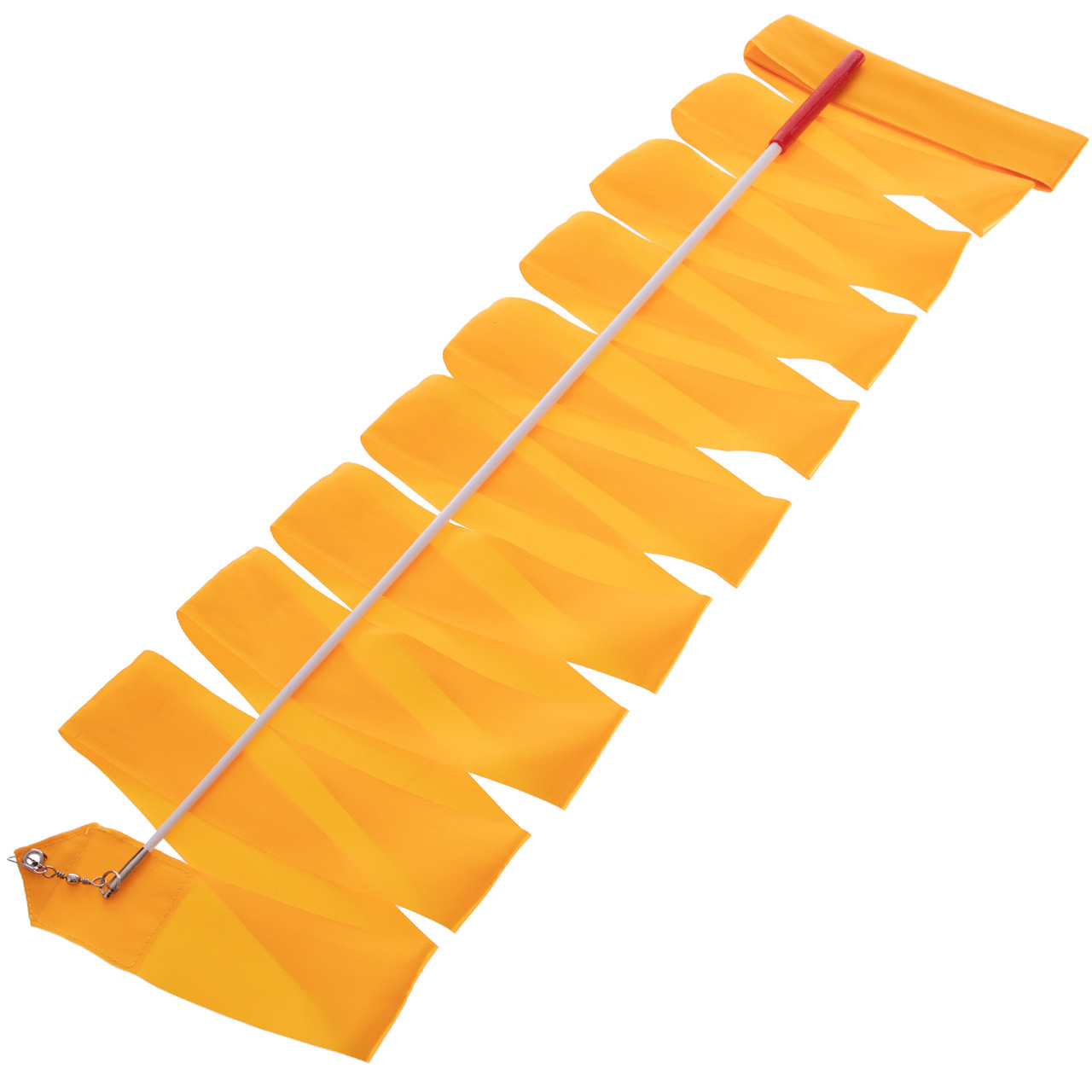 Стрічка для художньої гімнастики з паличкою Zelart 5516 довжина 6 м Orange