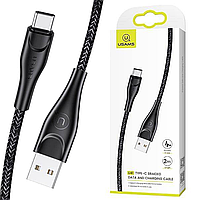 Кабель USB to Type-C 2 метра Usams US-SJ395 U41 Braided Data and Charging Cable 2m