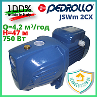 Итальянский бытовой поверхностный напорный водяной насос для дома для подачи воды в дом Pedrollo JSWm 2СX