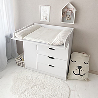 Пеленальний комод 4+1 софт білий
