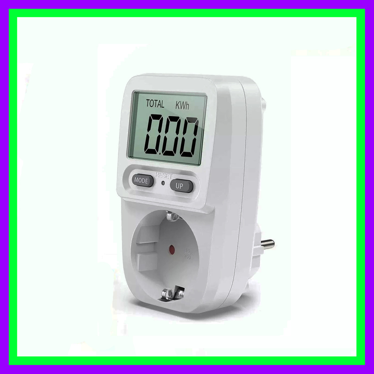 Розетка ваттметр счетчик JGQ02S-01 3.68 кВт WHITE (ID#1754802951), цена ...