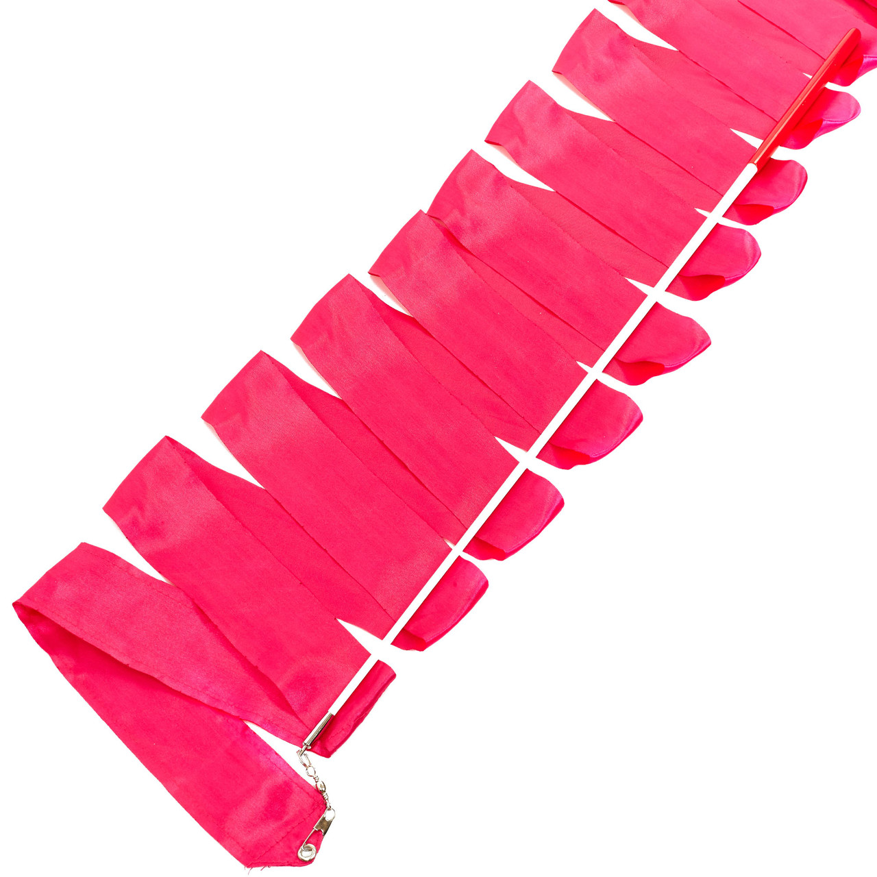 Стрічка для художньої гімнастики з паличкою Zelart 3248 довжина 6,3 м Fuchsia, фото 1