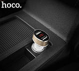 Автомобільний зарядний пристрій Hoco Z26 Display 2USB/2.1A + вольтметр, фото 5