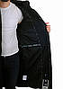 Куртка зимова чоловіча Black Vinyl 22-C22-2123C чорна, фото 6