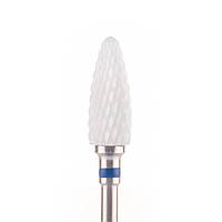 Фреза керамическая Nail Drill для снятия гель-лака (Кукуруза) - 640 501 Flame S(M) (синяя насечка)