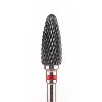 Фреза керамическая Nail Drill для снятия гель-лака (Кукуруза) - 641 0 701 черная (красная насечка)