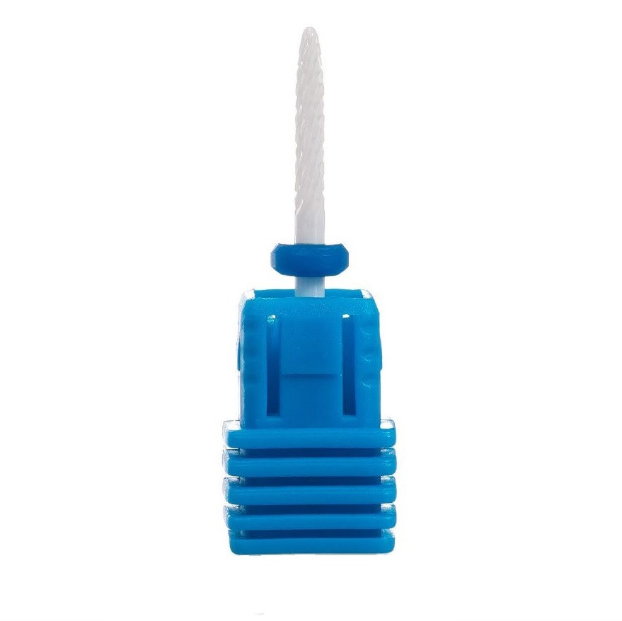 Фреза керамічна Nail Drill для обробки кутикули (Голка) - синя насічка