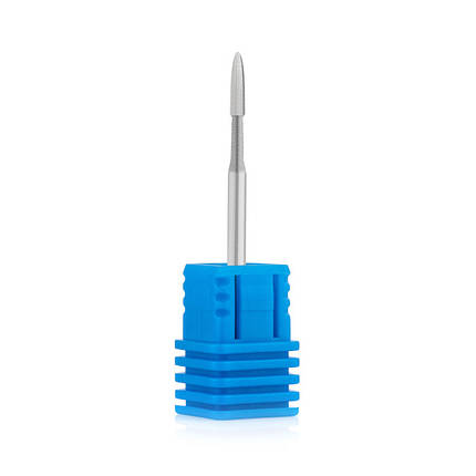 Фреза твердосплавна Nail Drill (Безпечна фреза) 110 712 - синя насічка, фото 2