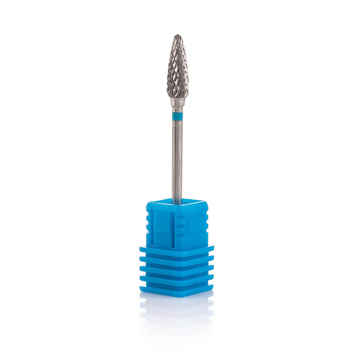Фреза твердосплавна Nail Drill для зняття гель-лаку (Куля) 275 190 050 - синя насічка
