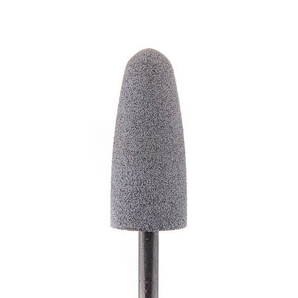 Фреза силіконова Nail Drill для шліфування і полірування нігтів "Куля довга" - 824W (біла), фото 3